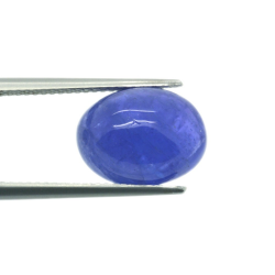 9.04ct Tanzanite Cabochon Oval Cut 13,19x9,96mm