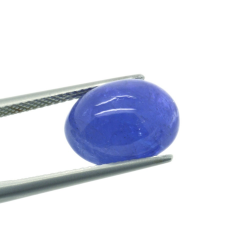 9.04ct Tanzanite Cabochon Oval Cut 13,19x9,96mm