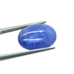 8.95ct Tanzanite Cabochon Oval Cut 15,48x11,36mm