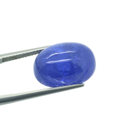 14.94ct Tanzanite Taille Cabochon Ovale 16,21x11,50mm