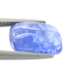 8.53ct Tanzanite Taglio Cabochon Baguette 15,09x9,83mm