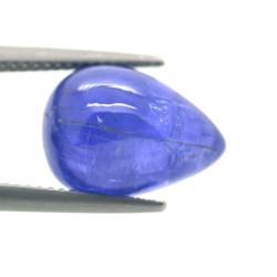 10.28ct Tanzanite Cabochon Pear Cut 14,44x10,43mm