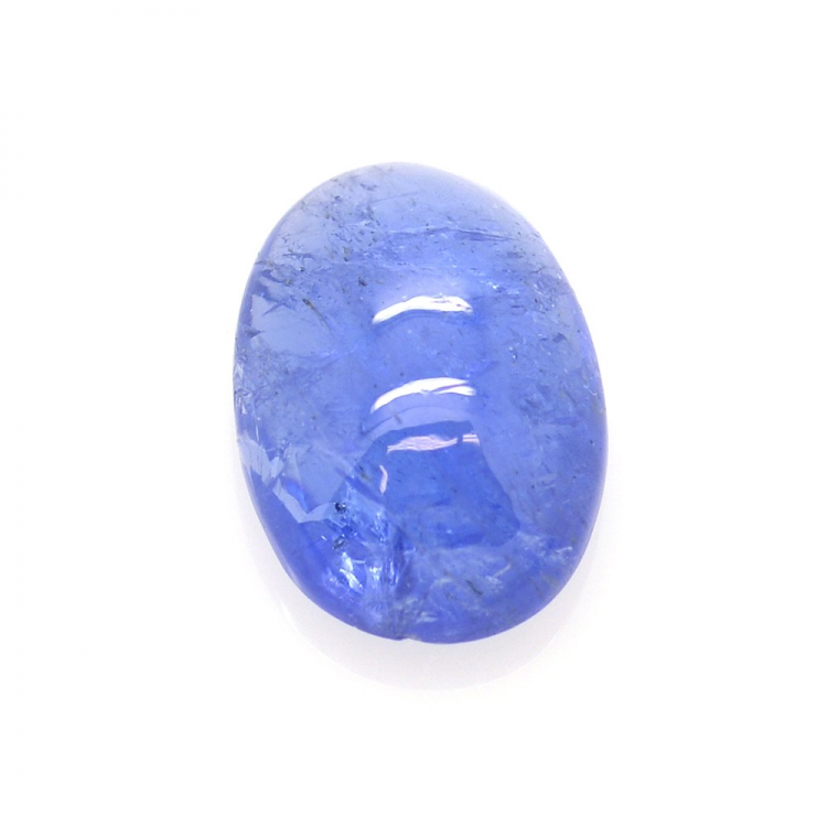 7.60ct Tanzanite Taglio Cabochon Ovale 14,79x10,40mm