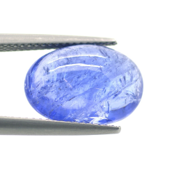 7.60ct Tanzanite Taille Cabochon Ovale 14,79x10,40mm