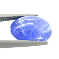 7.60ct Tanzanite Taille Cabochon Ovale 14,79x10,40mm