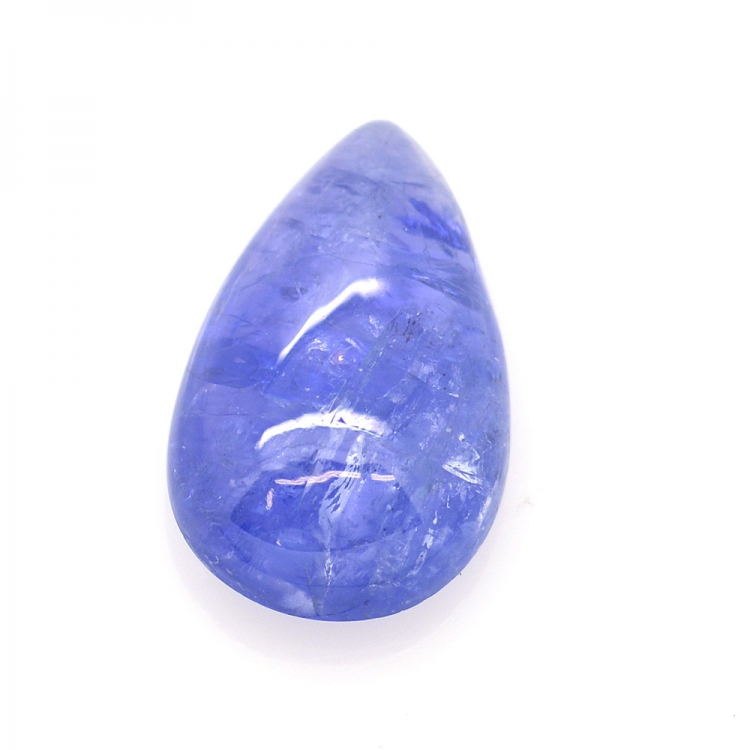 13,16 ct Tanzanite Poire Taille Cabochon 20,28x12,22 mm