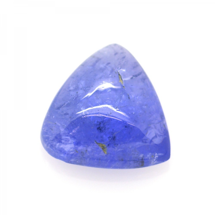 Tanzanite taille cabochon 8,10 ct Triangle 13,85x12,65 mm