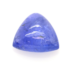 Tanzanite taille cabochon 8,10 ct Triangle 13,85x12,65 mm