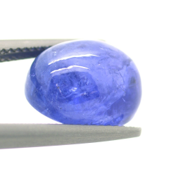 11.09ct Tanzanite Taglio Cabochon Ovale 13,38x10,71mm