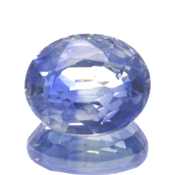 Zaffiro blu a taglio ovale da 1,86 ct, 7,80 x 6,46 mm