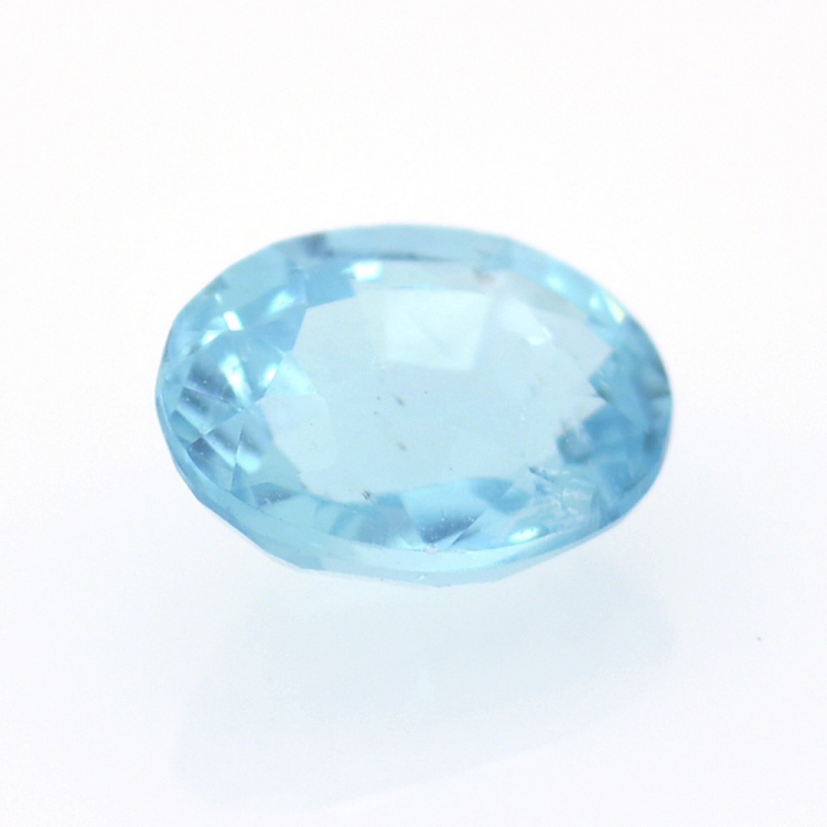 1.32ct Apatite Neon Blue Facetatto Ovale