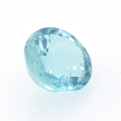 1.22ct Apatite Neon Blue Facetatto Rotondo