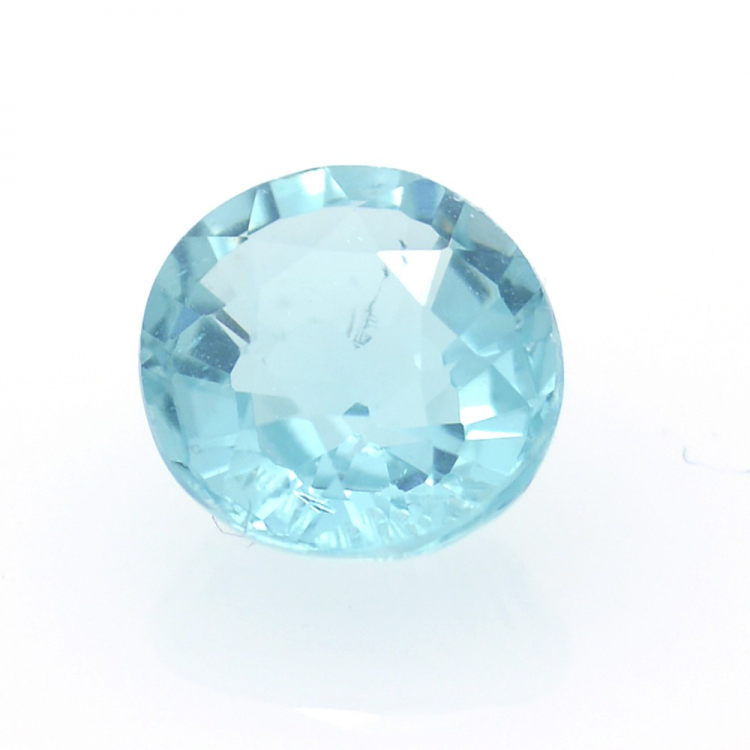 1.22ct Apatito Azul Neon Talla Redonda