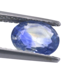 1,86 ct blauer Saphir im Ovalschliff 7,80 x 6,46 mm