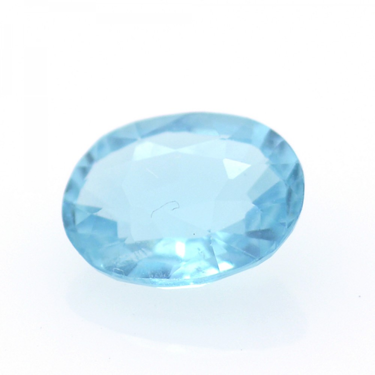 1.18ct Neon Blue Apatite Oval Cut