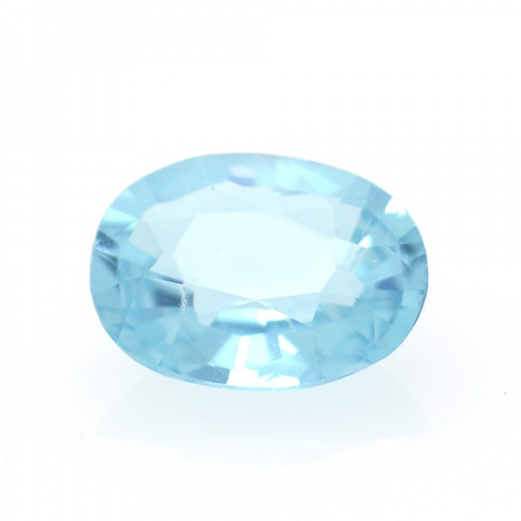 1.12ct Neon Blue Apatite Oval Cut