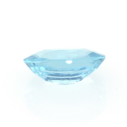 1.12ct Neon Blue Apatite Oval Cut