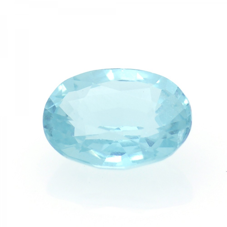 1.21ct Apatite Neon Blue Facetatto Ovale