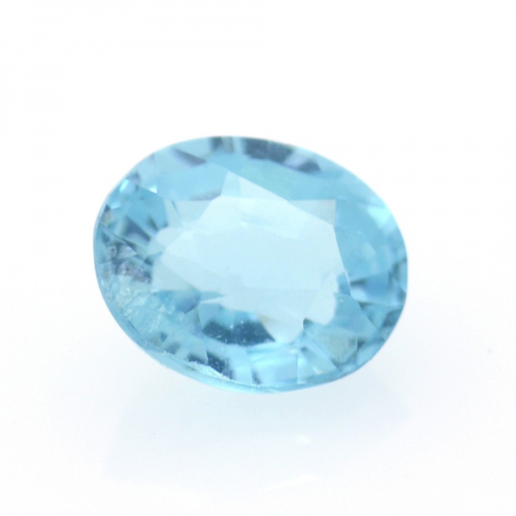 1.27ct Apatito Azul Neon Talla Ovalada