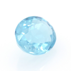 1.27ct Neon Blue Apatit Oval Schnitt