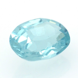 1.17ct Apatite Neon Blue Taille Ovale