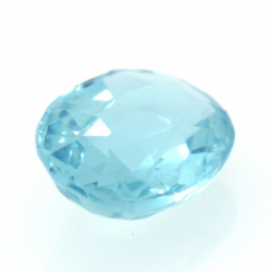 1.29ct Neon Blue Apatite Oval Cut