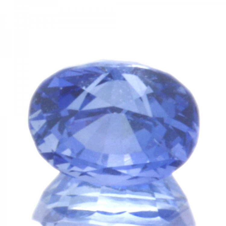 Zaffiro blu da 0,62 ct, taglio ovale, 5,04 x 3,94 mm