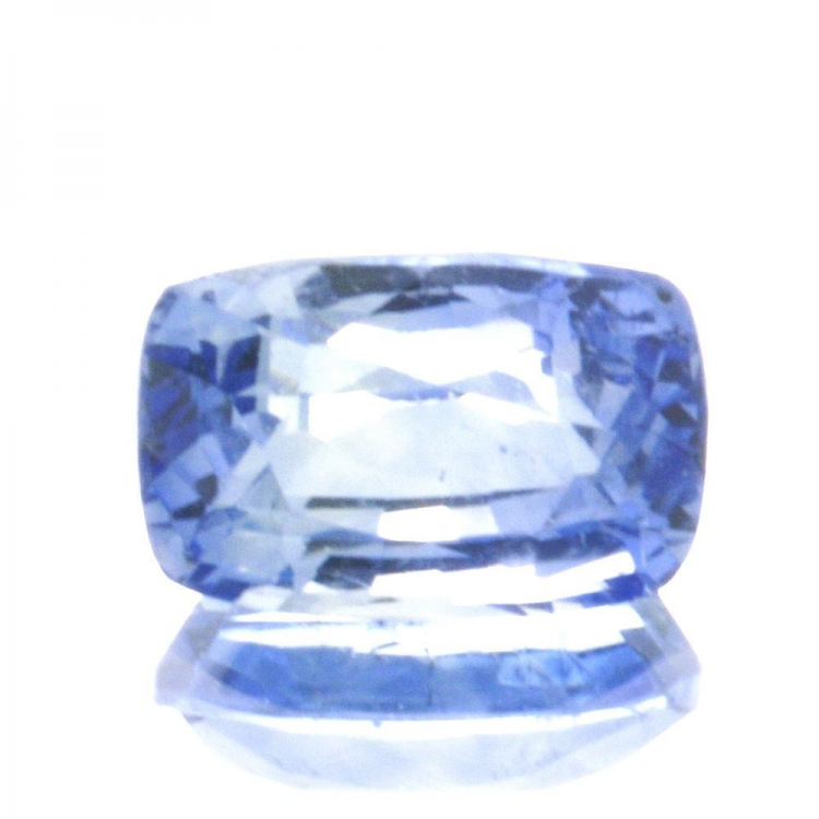 Taglio a cuscino in zaffiro blu da 0,85 ct, 6,17 x 4,05 mm