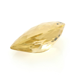 18.79ct Citrin Birne Schnitt mit Schachbrett