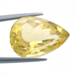 22.32ct Citrine Pear Cut