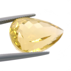 22.32ct Citrine Pear Cut