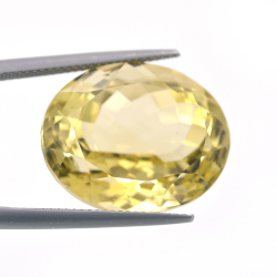 28.63ct Citrin Oval Schnitt