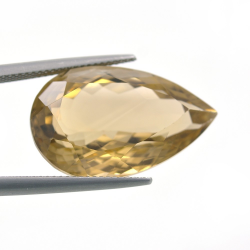 21.38ct Citrine Pear Cut