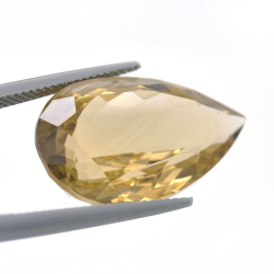 21.38ct Citrine Pear Cut