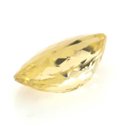 23.67ct Citrin Oval Schnitt mit Schachbrett