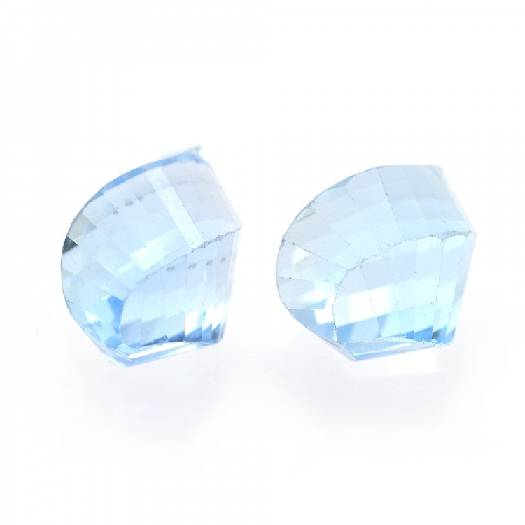 19.04ct Set Topaze Bleu Taille Fancy