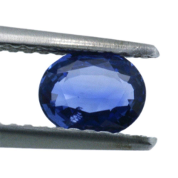 0.65ct Zafiro Azul Talla Oval 5.90x4.90mm