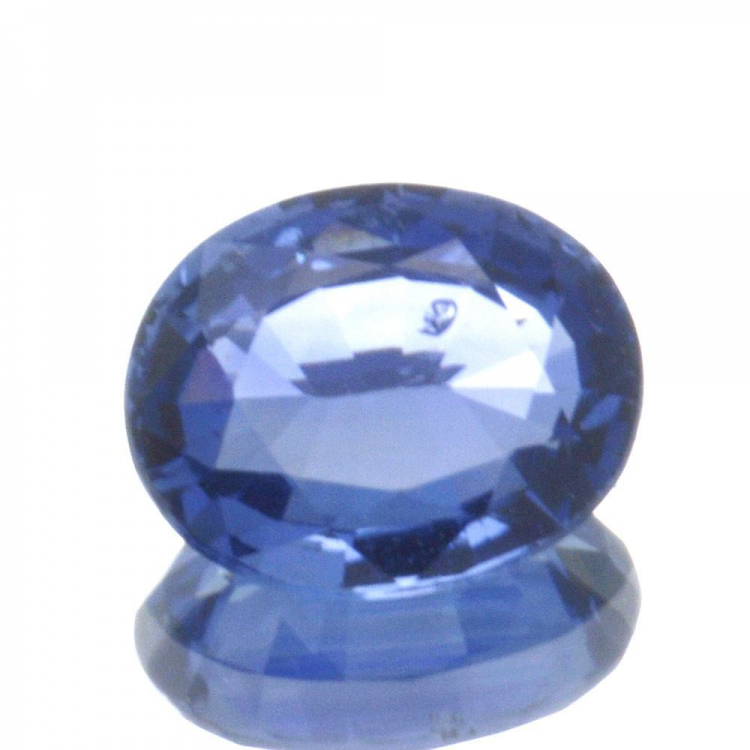 0.65ct Blue Sapphire Oval Cut 5.90x4.90mm