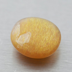 2.90ct Pietra Solare Stella Taglio Cabochon Ovale