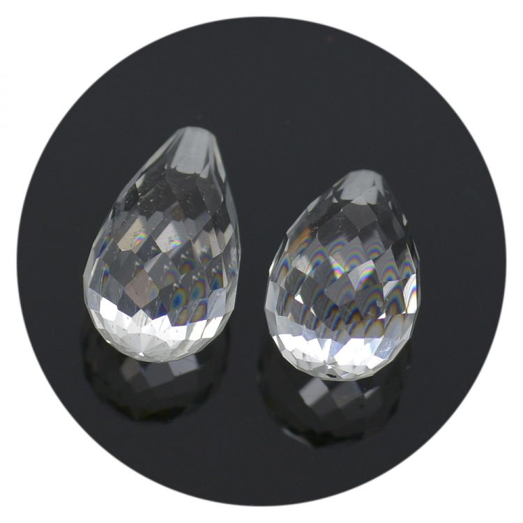 14.69ct Topazio Bianco Taglio Briolette