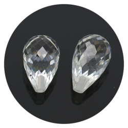 13,21ct Topazio Bianco Taglio Briolette