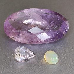 28,82ct Set Opal, Amethyst & Morganit