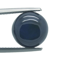 Cabochon in zaffiro da 7,34 ct, taglio ovale, 10,8 x 5,3 mm