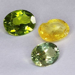 4,89ct Set Saphir, Apatit & Peridot