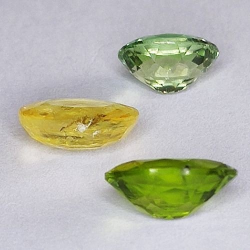 4,89ct Set Zaffiro, Apatite & Peridoto