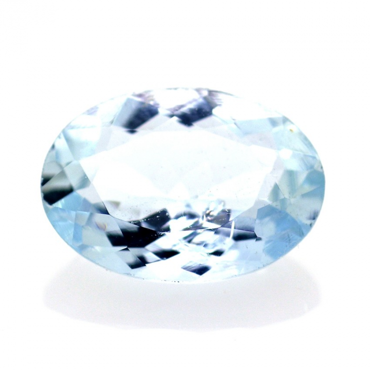 2.40ct Acquamarina Faccettato Ovale