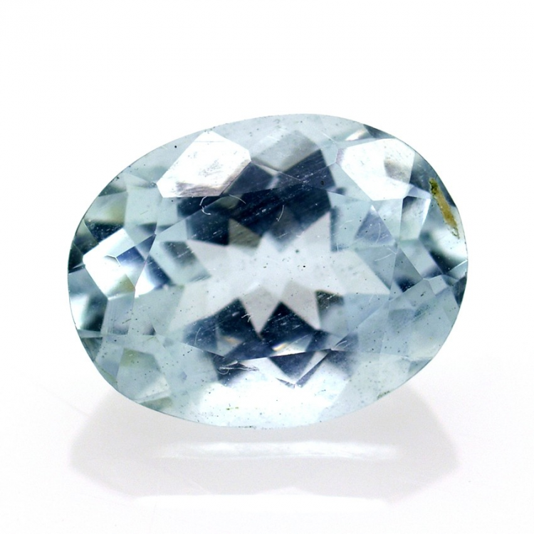 2.77ct Acquamarina Faccettato Ovale