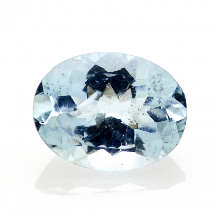 2.21ct Acquamarina Faccettato Ovale