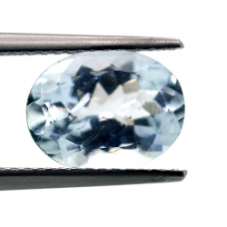 2.21ct Acquamarina Faccettato Ovale